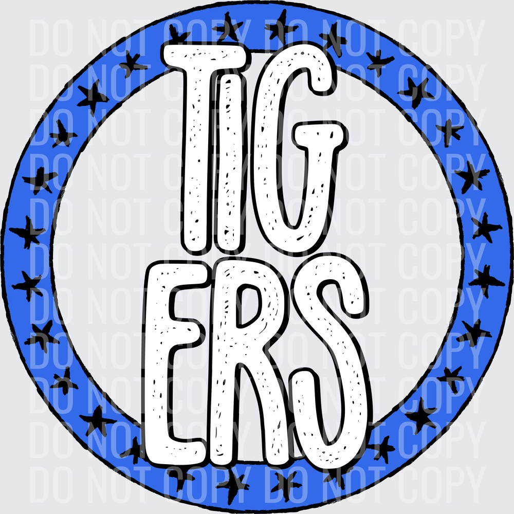 TigersStarCircleRoyalBlack