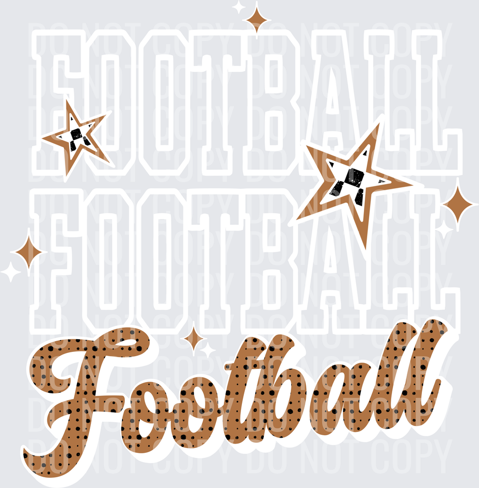 Football Stack White
