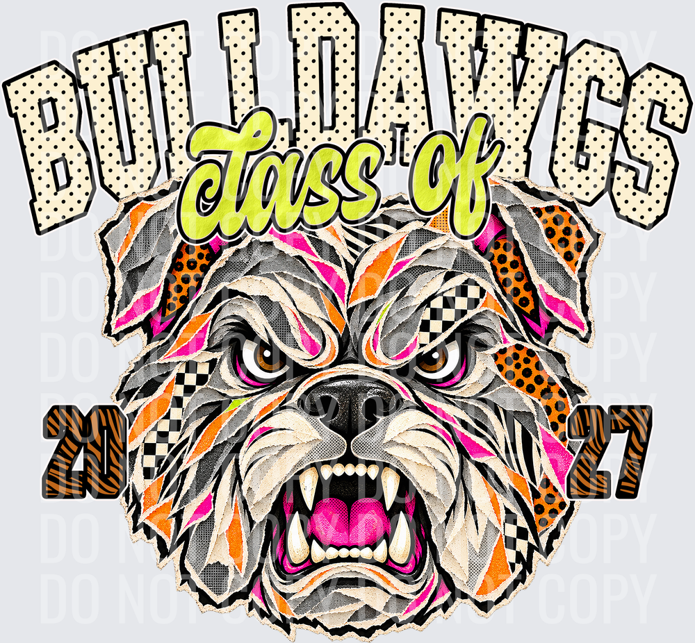 KayndiDesigns 10.26 Class of 2027 Bright Bulldawgs