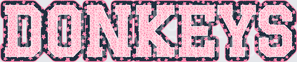 KayndiDesigns 08.26 Varsity Stars Donkeys