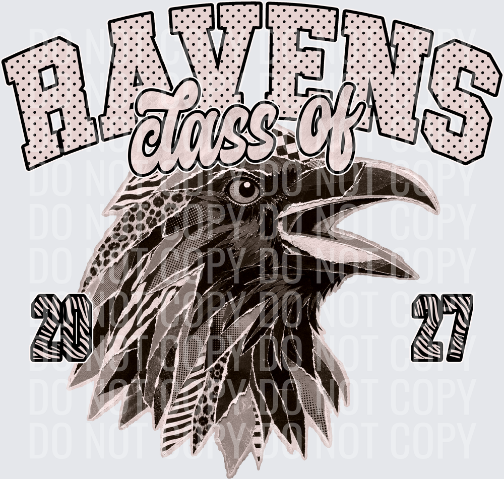 KayndiDesigns 10.26 Class of 2027 Neutral Ravens