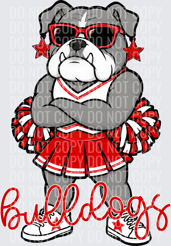 Bulldogs Cheer Red White
