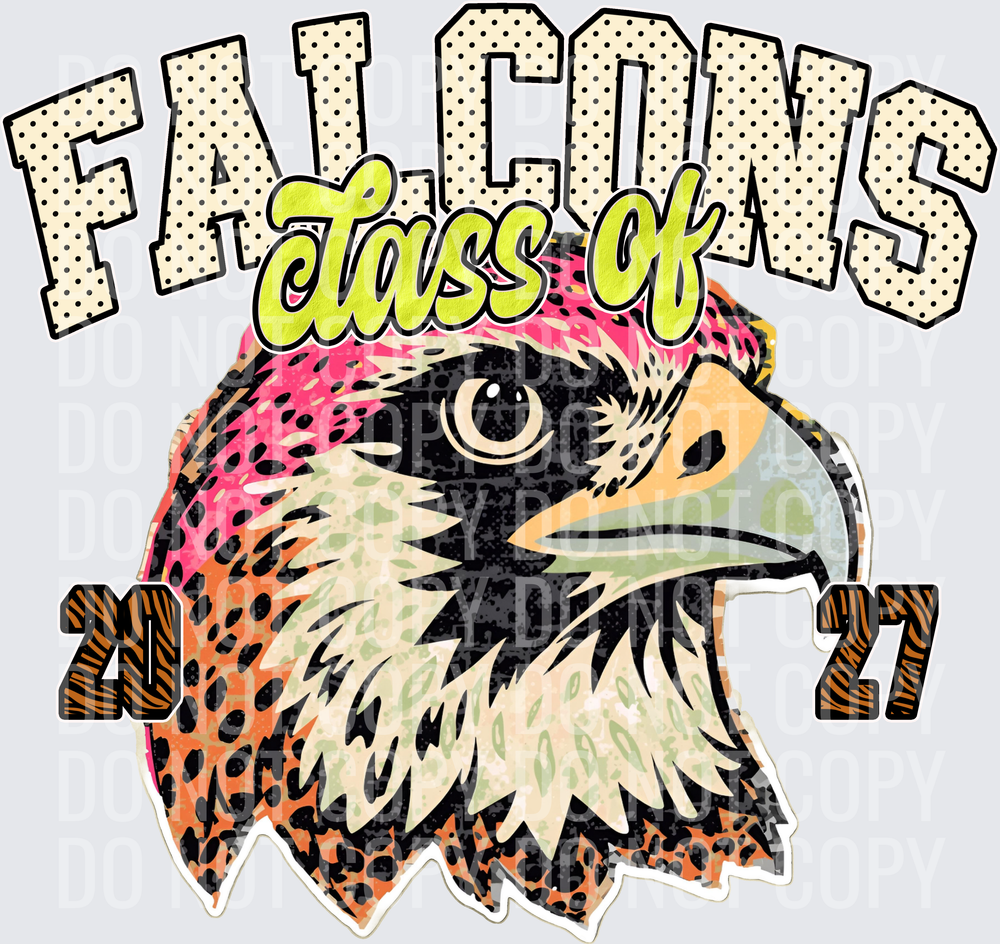 KayndiDesigns 10.26 Class of 2027 Bright Falcons
