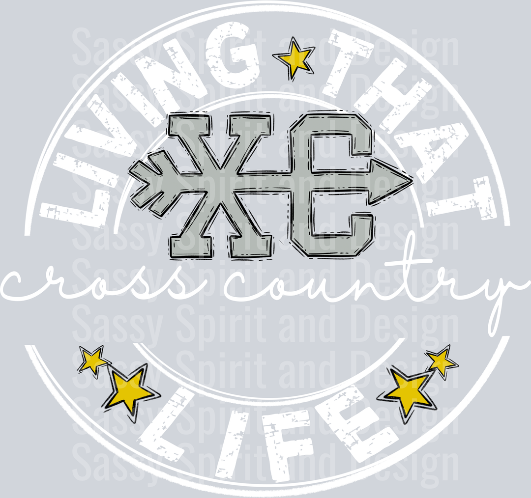 Living That CROSS COUNTRY BLANK Life WHITE