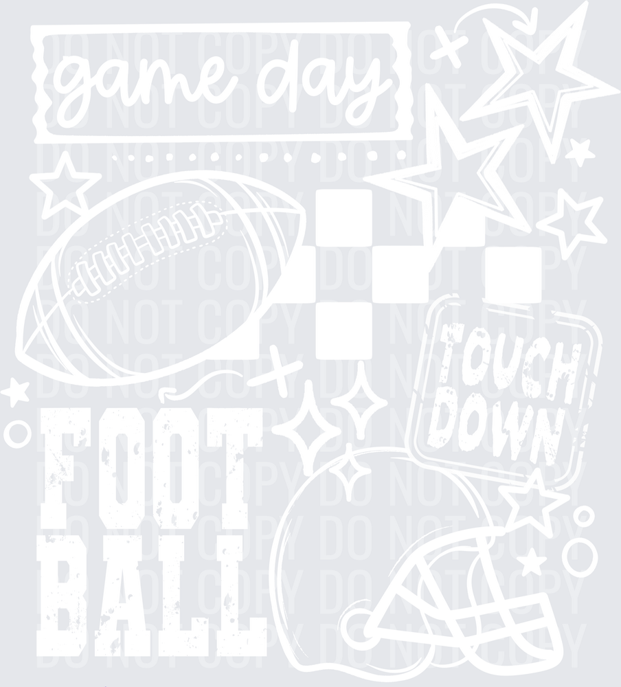 Football_Collage_Single_Color_White