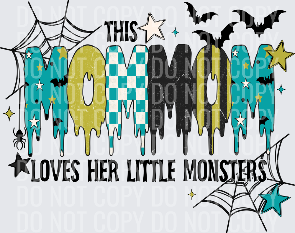 This mommom loves her little monsters