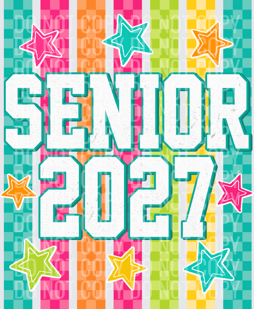Colorful Stripe Senior 2027