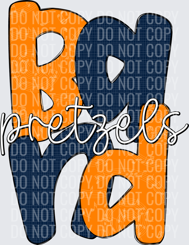 PretzelsOrangeNavy-Band