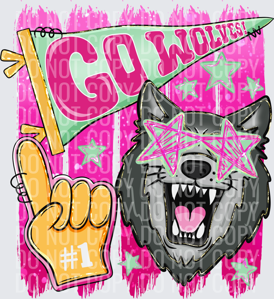 Preppy go wolves