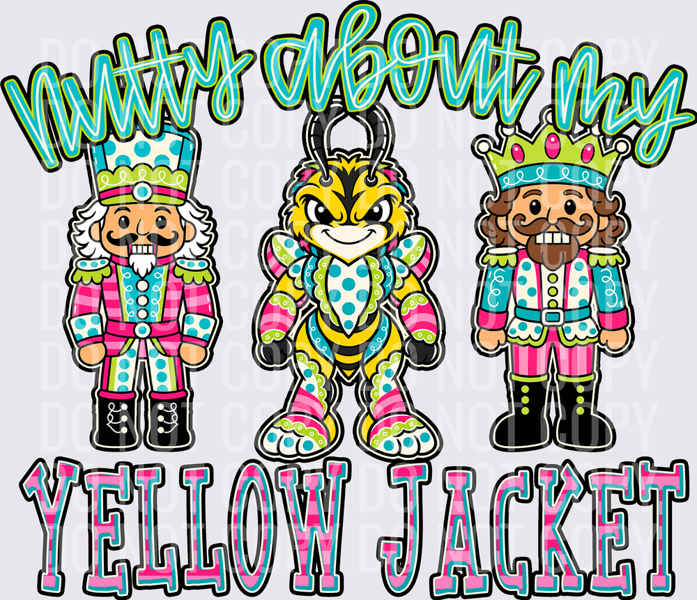 KayndiDesigns 10.26 Nutty About My Yellow Jackets