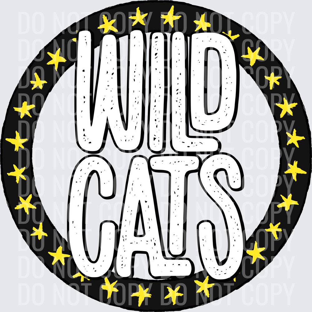 WildcatsStarCircle-BlackYellow