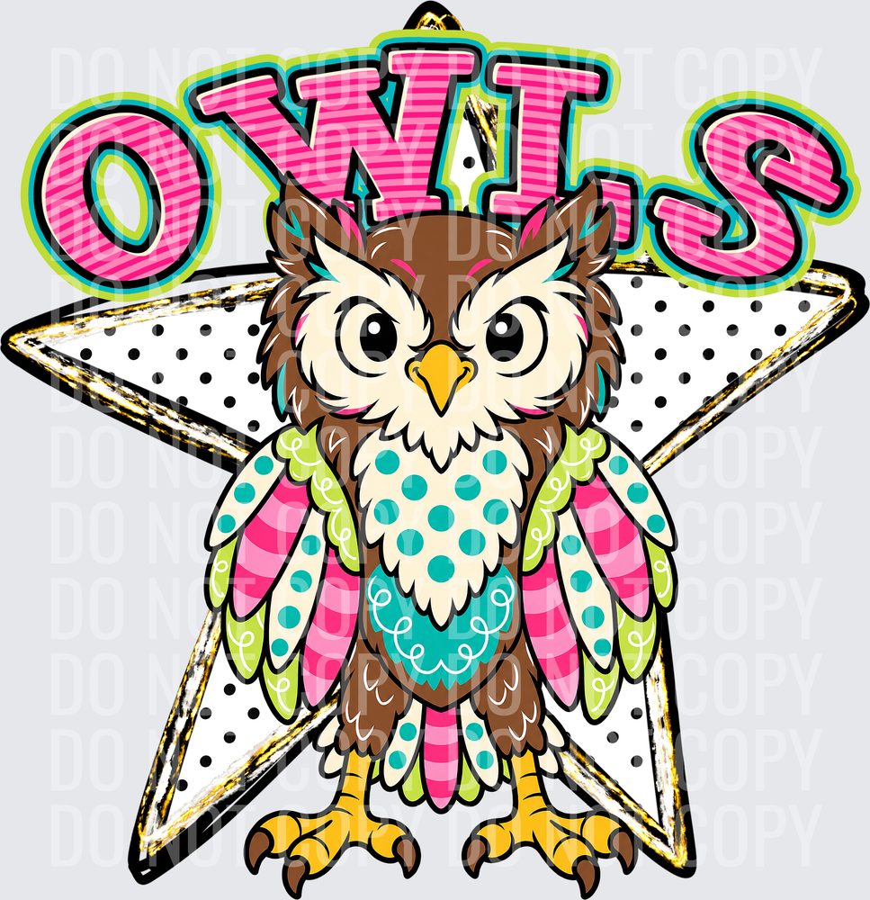 KayndiDesigns 10.26 Pattern Parade Star Owls