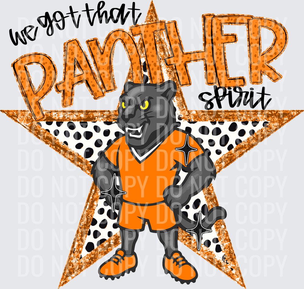 KayndiDesigns 09.26 We Got That Spirit Panther Orange