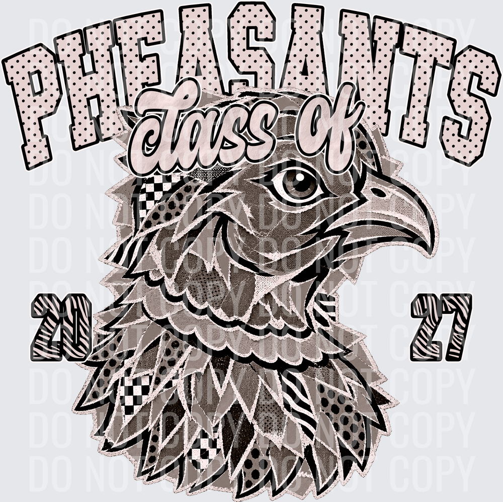 KayndiDesigns 10.26 Class of 2027 Neutral Pheasants
