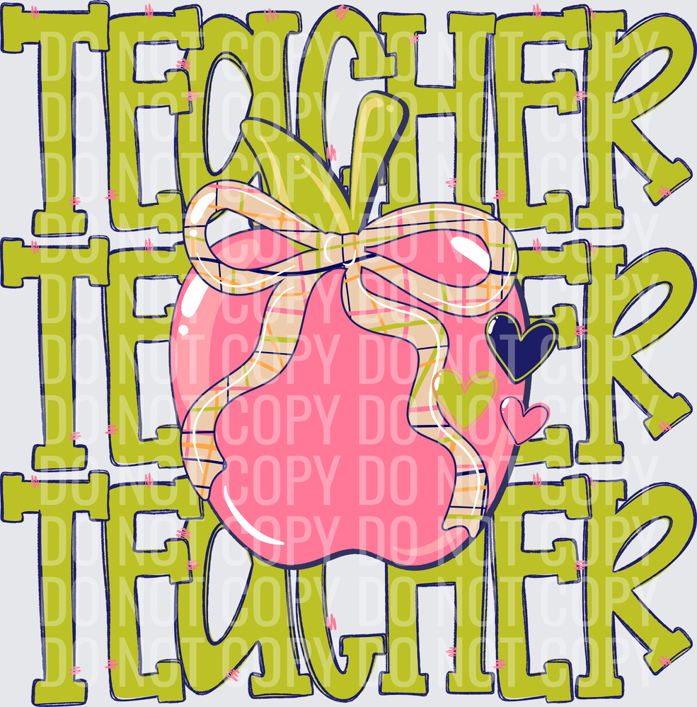 TEACHER APPLE STACK