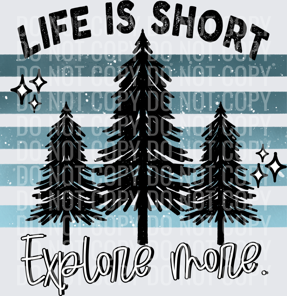 Life is short black