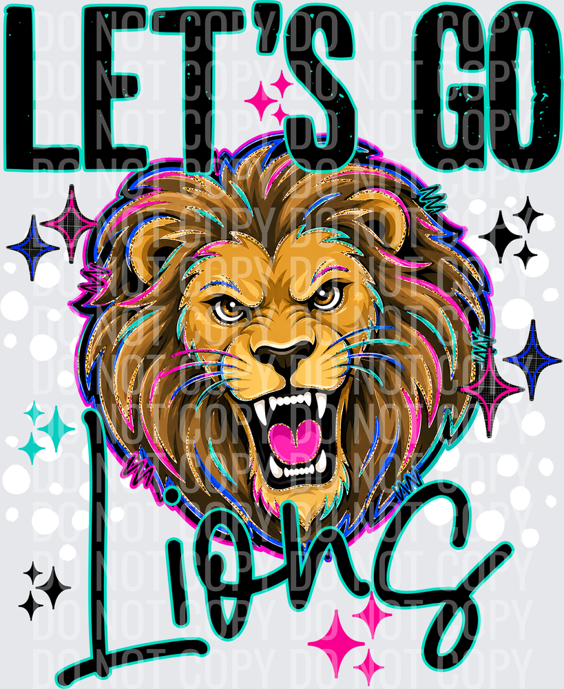 LETS GO MASCOTS LIONS