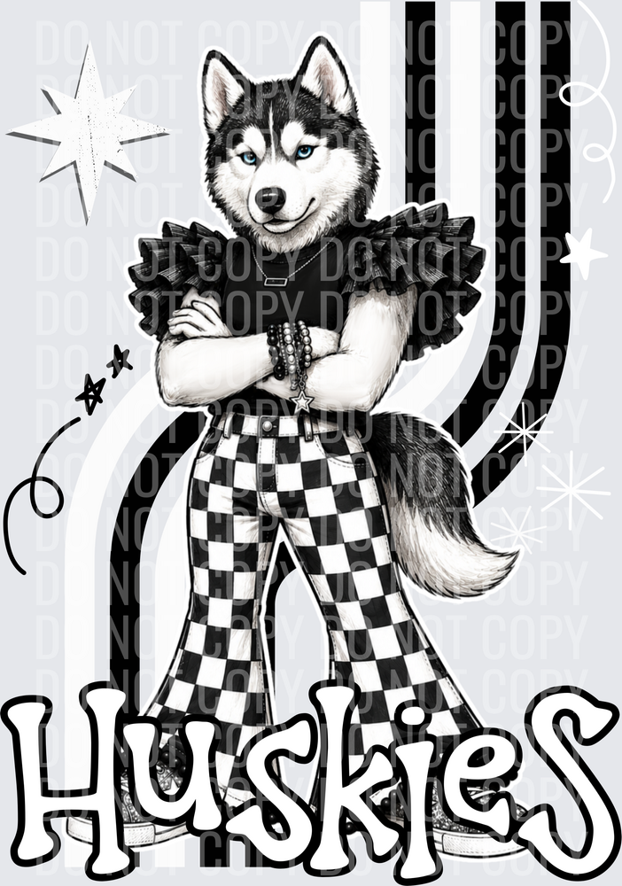 Huskies Retro