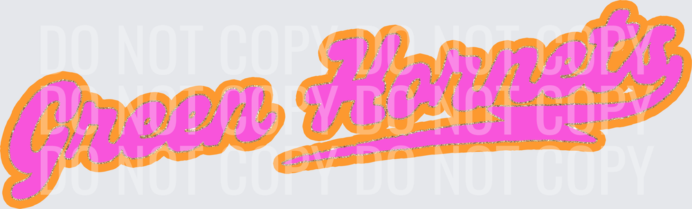 KayndiDesigns 08.26 Prism Script Green Hornets