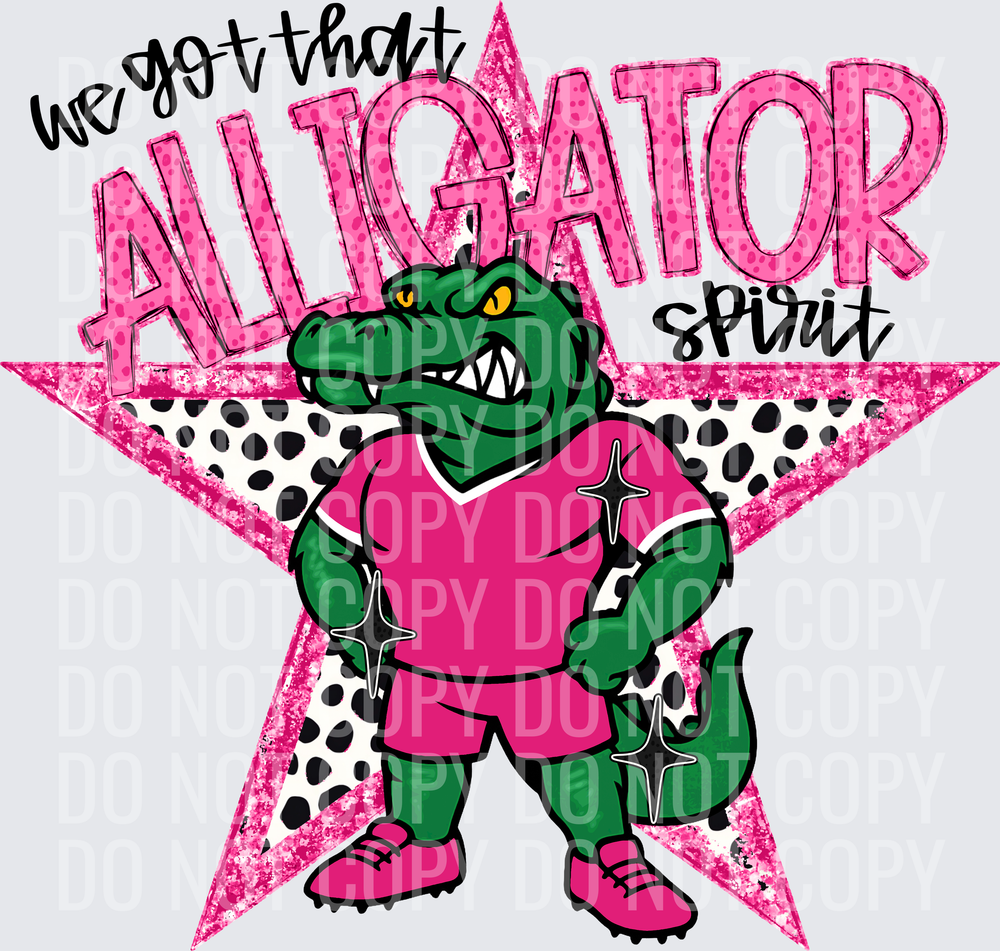 KayndiDesigns 09.26 We Got That Spirit Alligator Pink