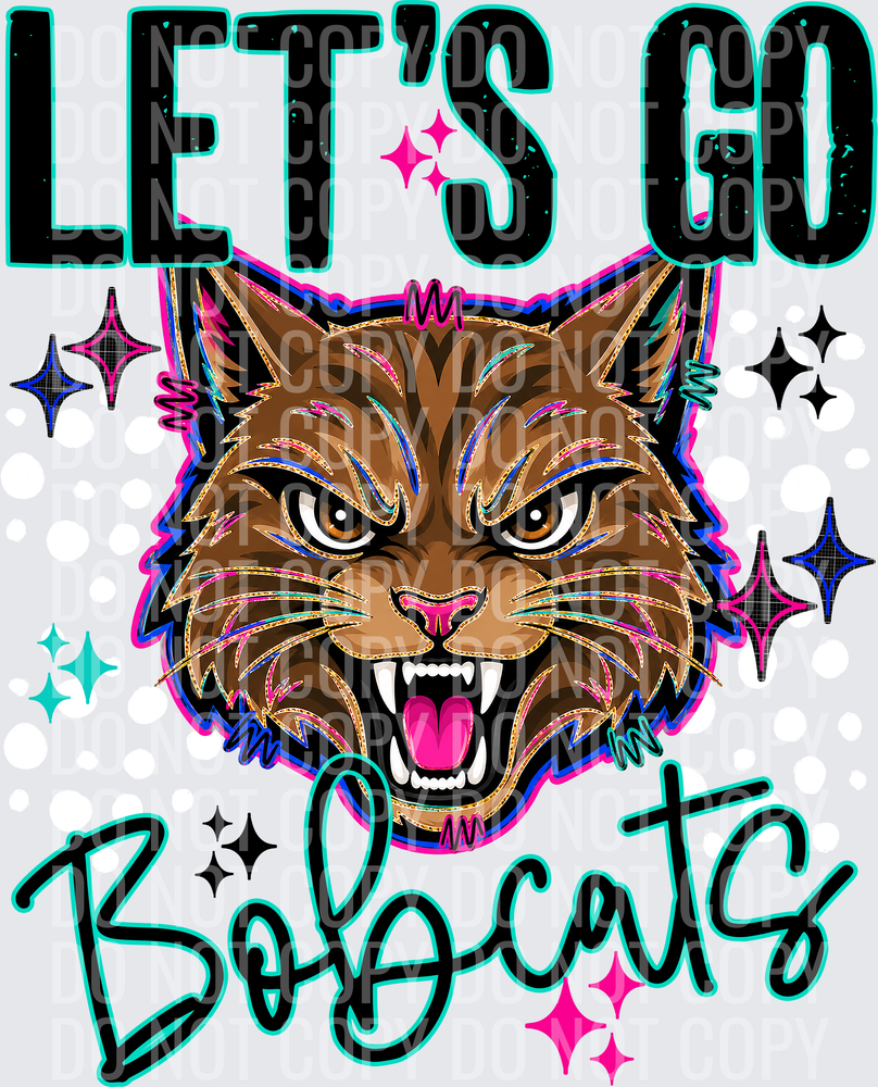LETS GO MASCOTS BOBCATS