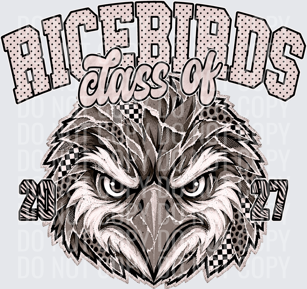 KayndiDesigns 10.26 Class of 2027 Neutral Ricebirds