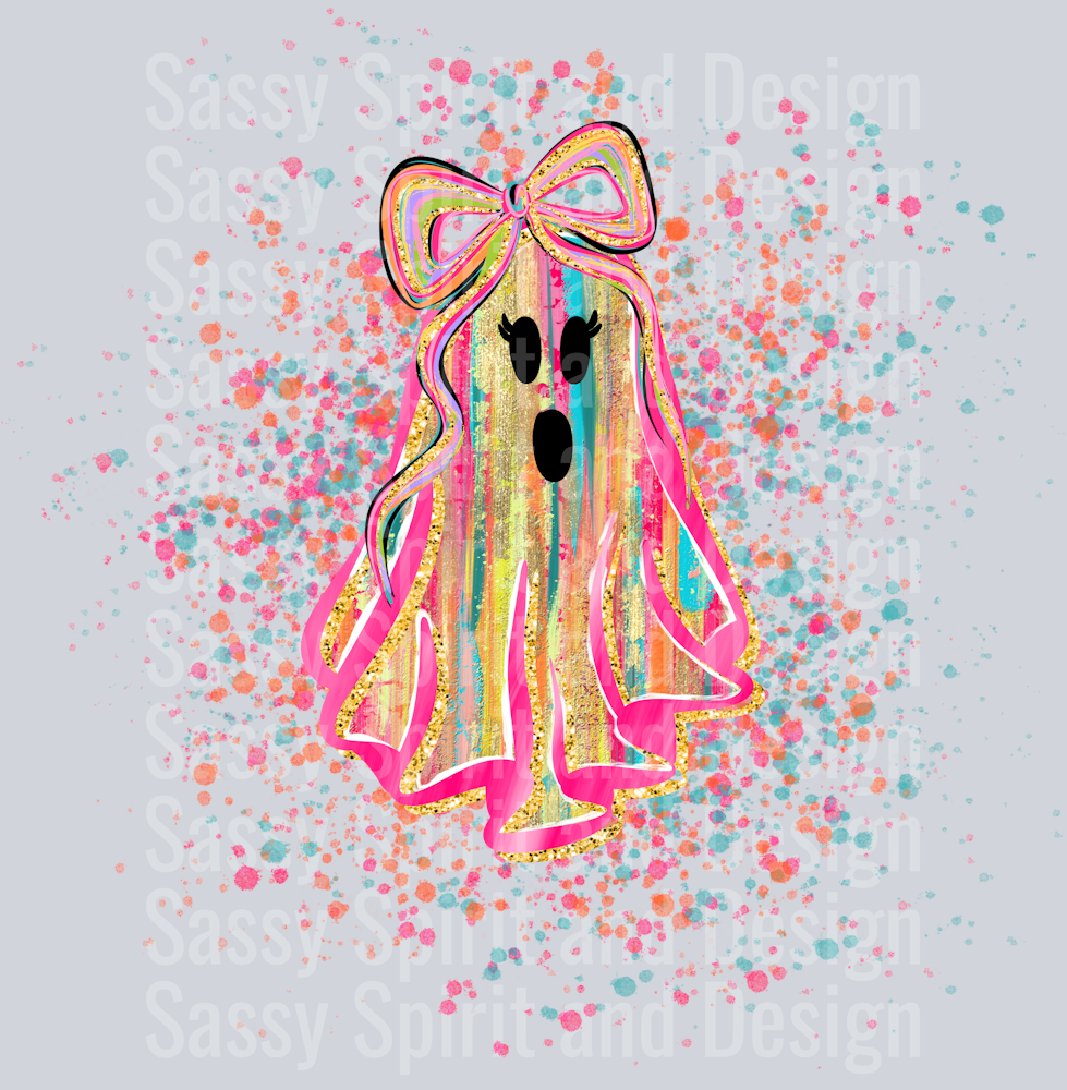 Preppy splatter ghost