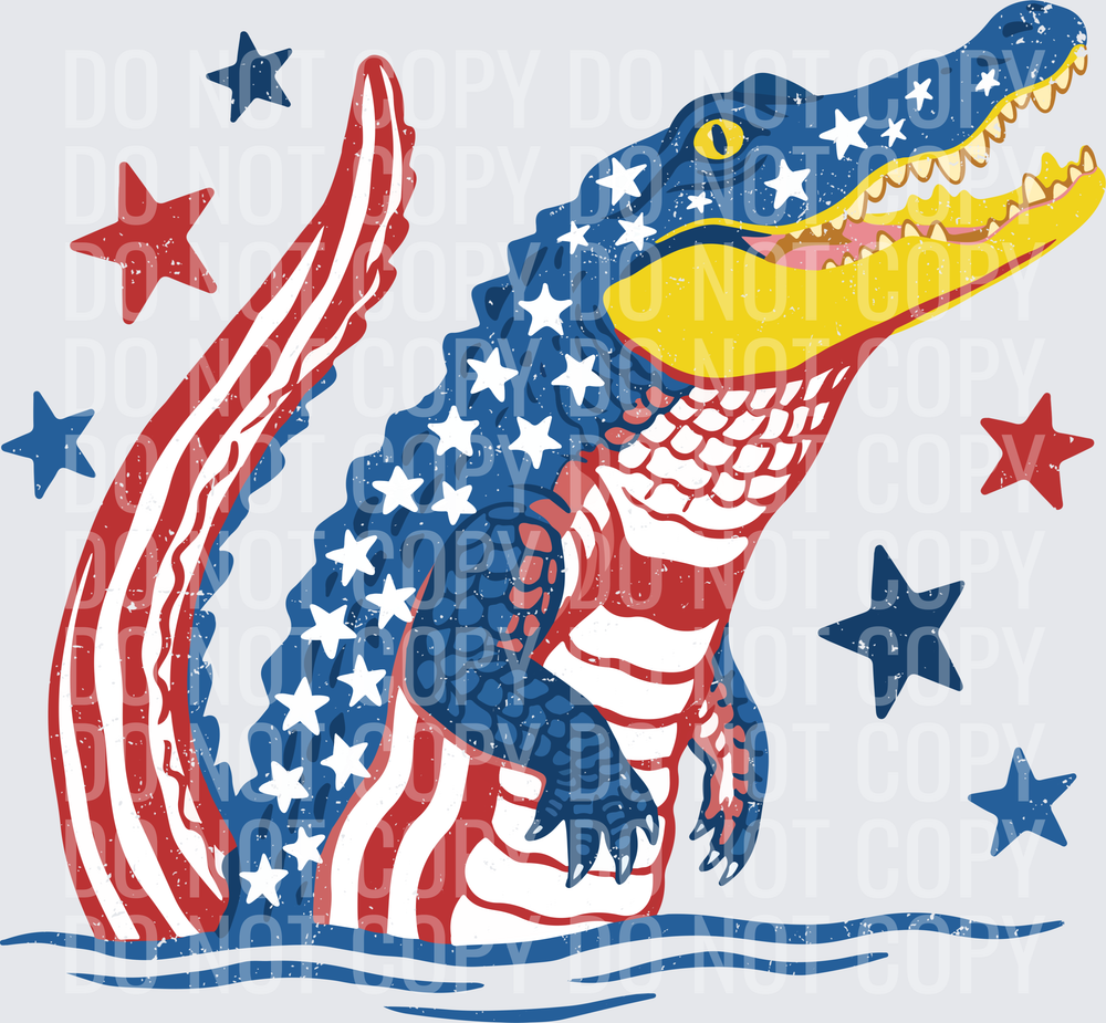 Patriotic Gator