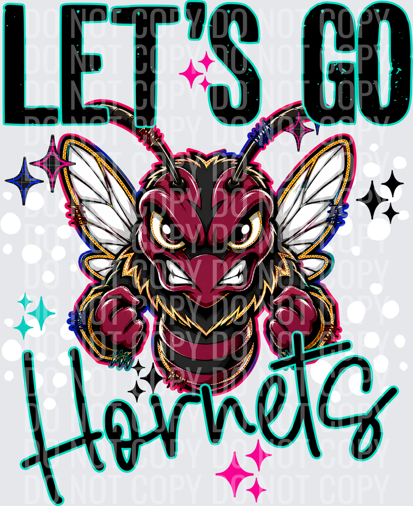 LETS GO MASCOTS HORNETS