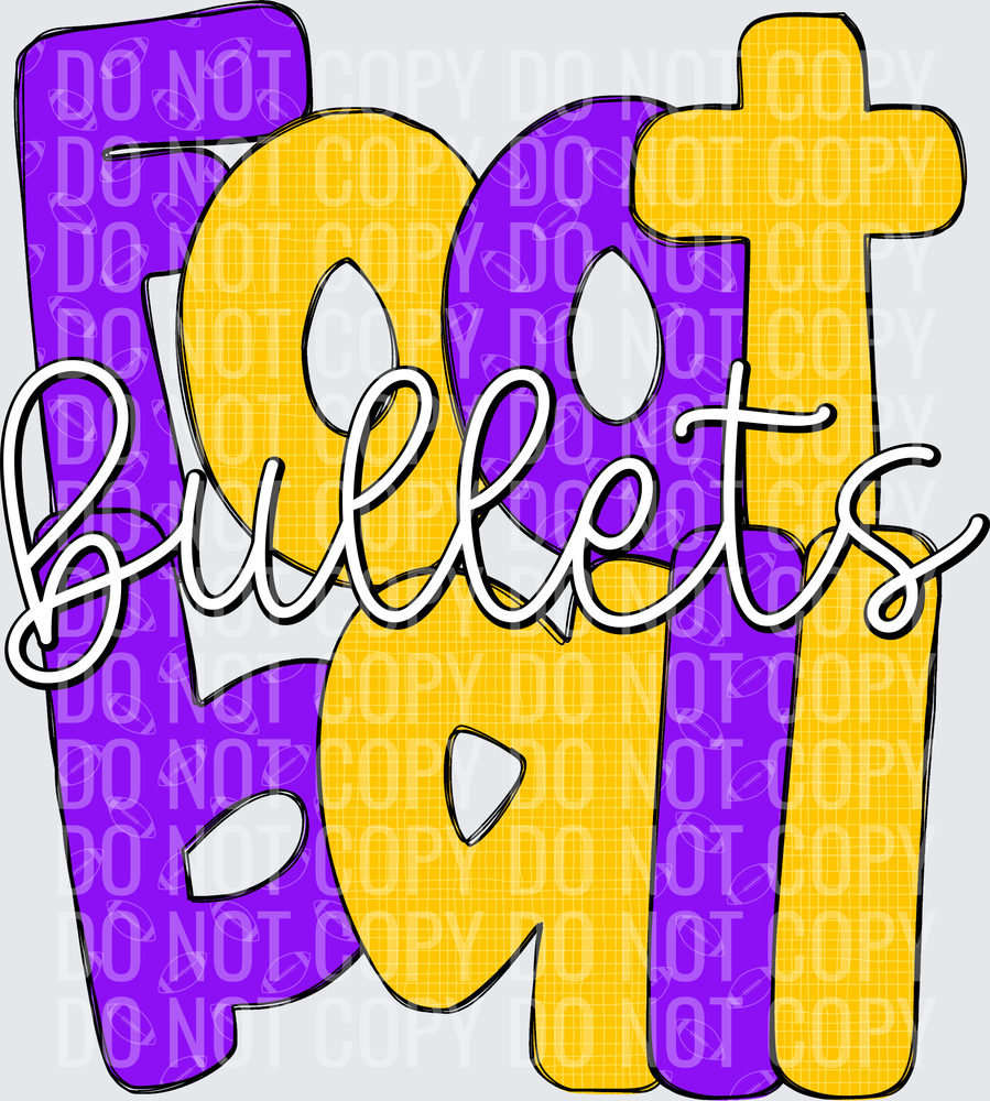 BulletsFootball-PurpleYellowGold