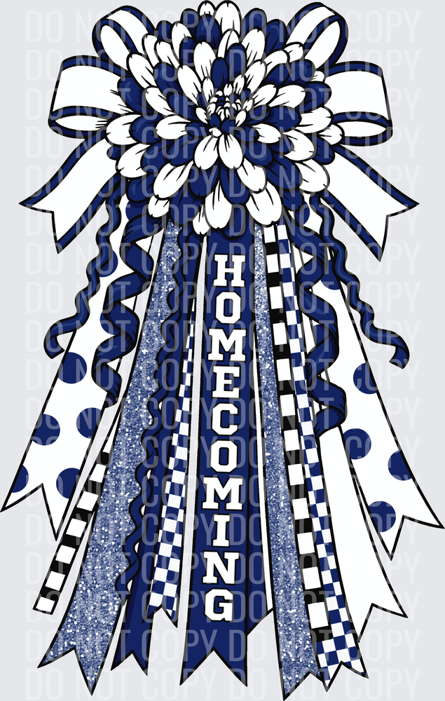 Homecoming_Mum navy
