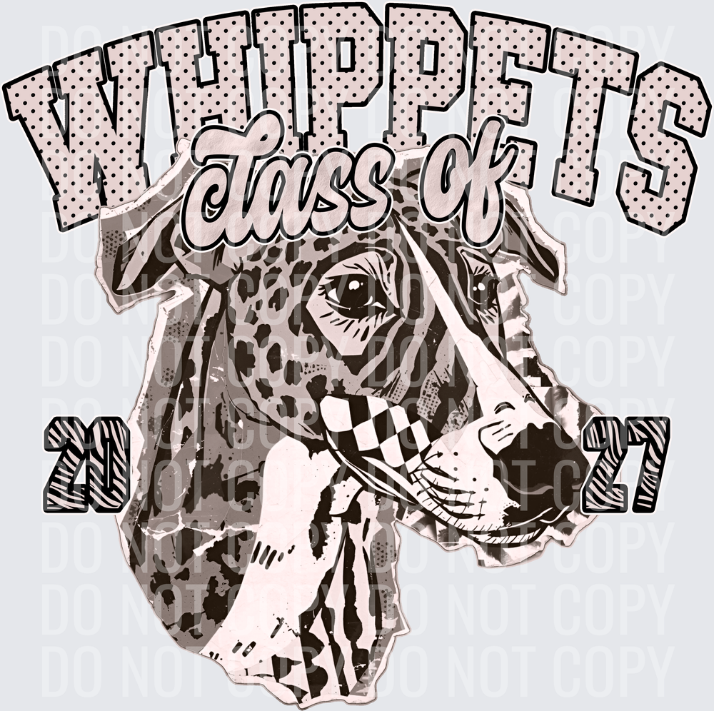 KayndiDesigns 10.26 Class of 2027 Neutral Whippets