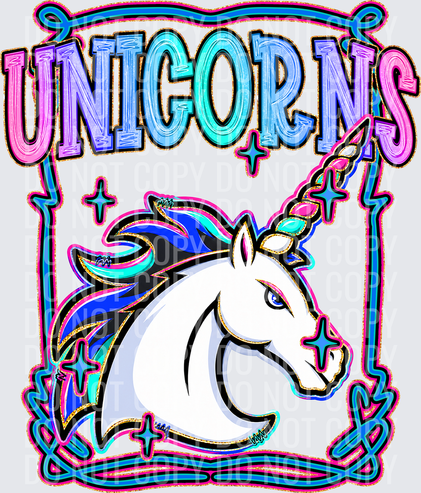KayndiDesigns 08.26 Retro Pop Unicorns