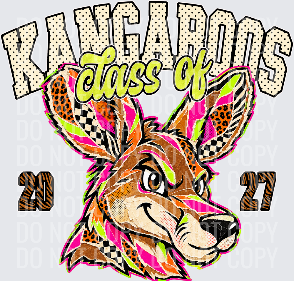 KayndiDesigns 10.26 Class of 2027 Bright Kangaroos