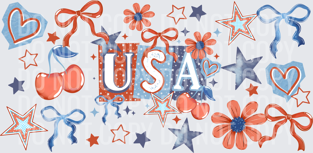 Usa_Bow_Cherry_Stars_16_Oz_Wrap