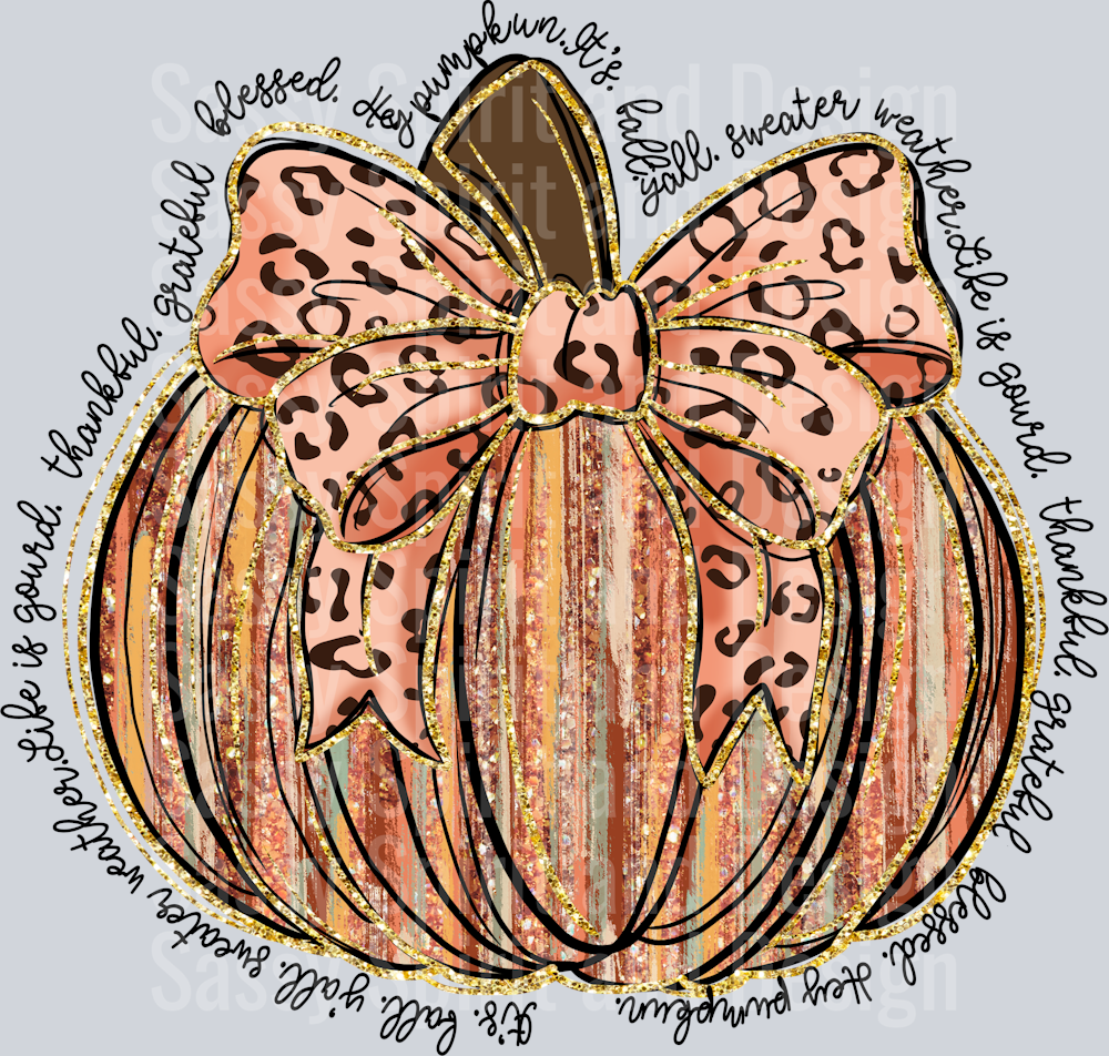 thankful grateful blessed pumpkin