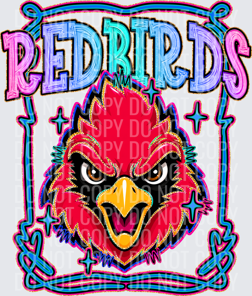 KayndiDesigns 08.26 Retro Pop Redbirds