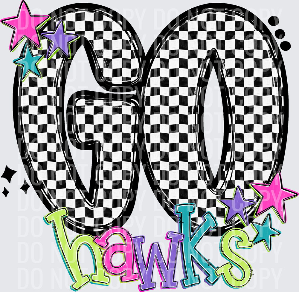 hawksGo Checker Neons 0926-0025
