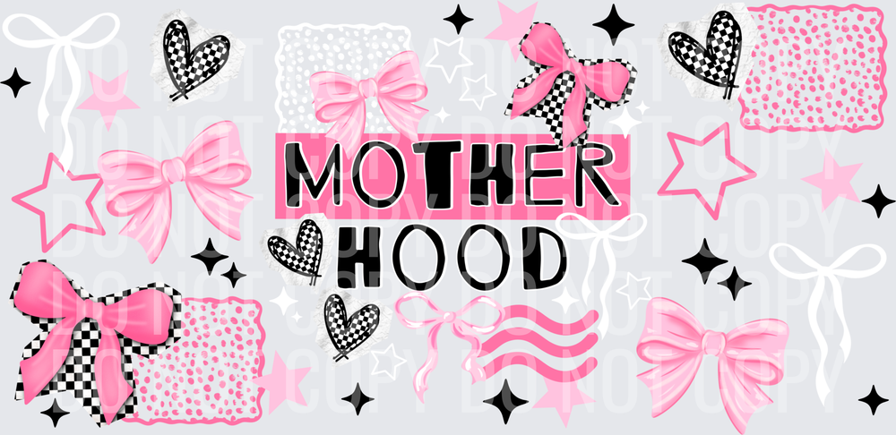 pink motherhood 16oz glass wrap
