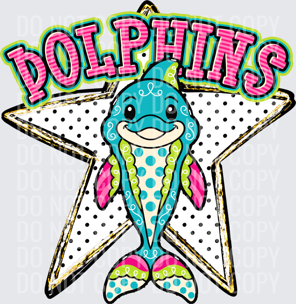 KayndiDesigns 10.26 Pattern Parade Star Dolphins