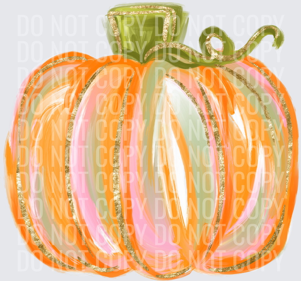 Watercolorpumpkinnowords