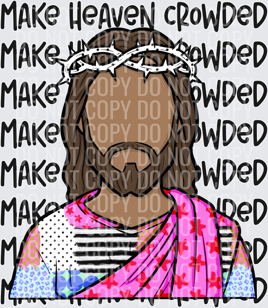 Make heaven crowded back design