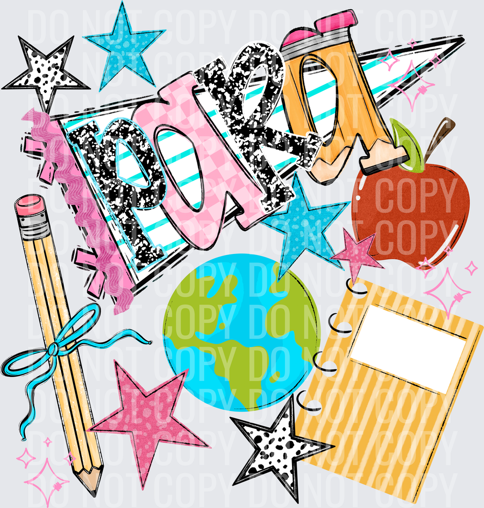 BACK TO SCHOOL NAME PENNANT PARA