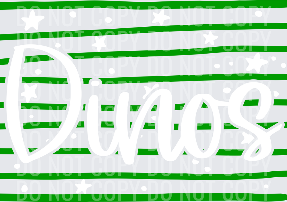 DinosGreenWhite