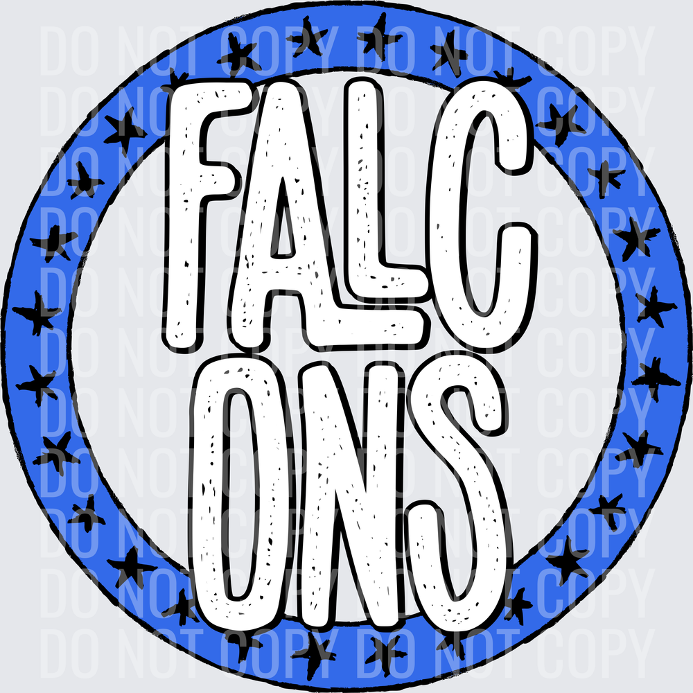 FalconsStarCircleRoyalBlack