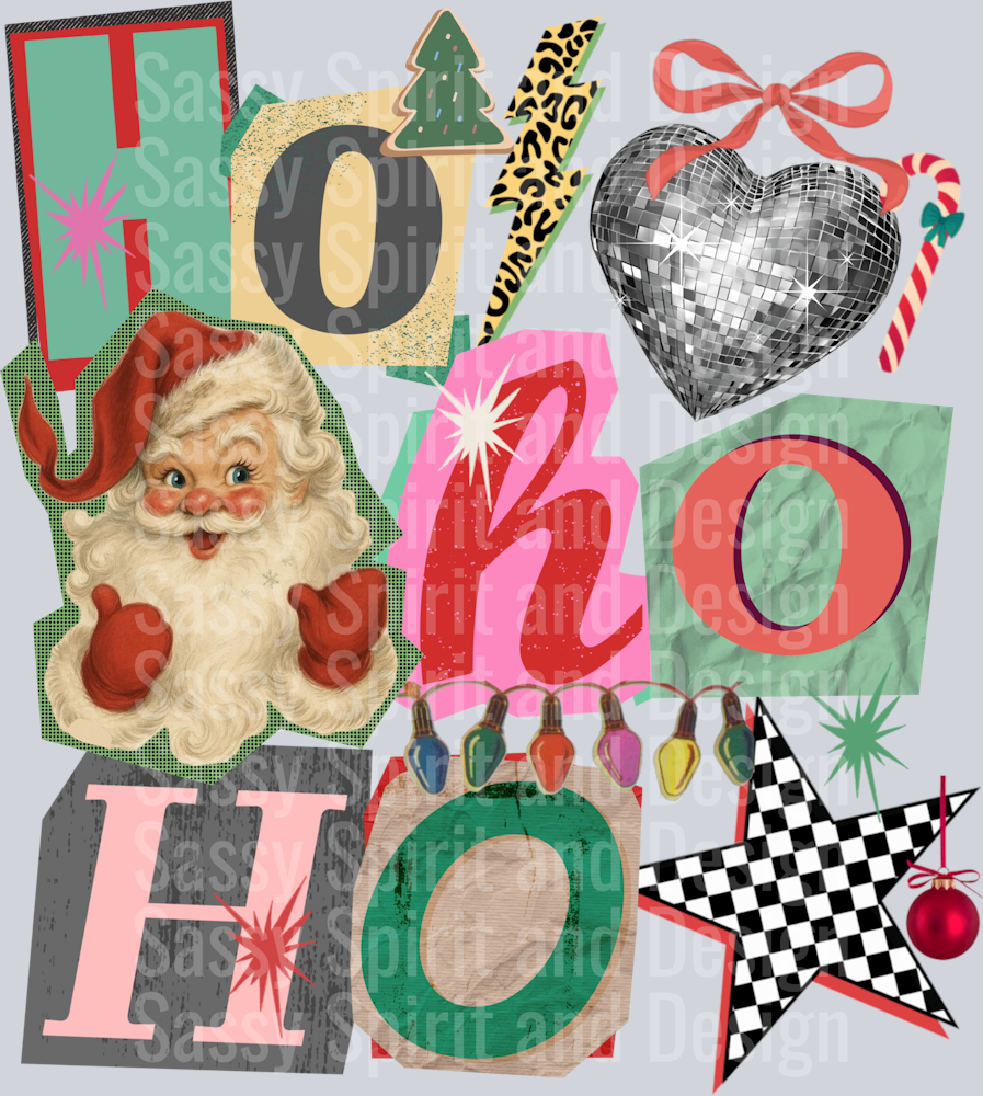 ho ho ho santa tiles