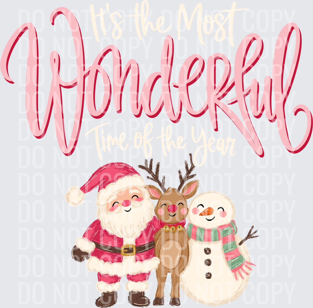 Most Wonderful Time of the Year Xmas trio
