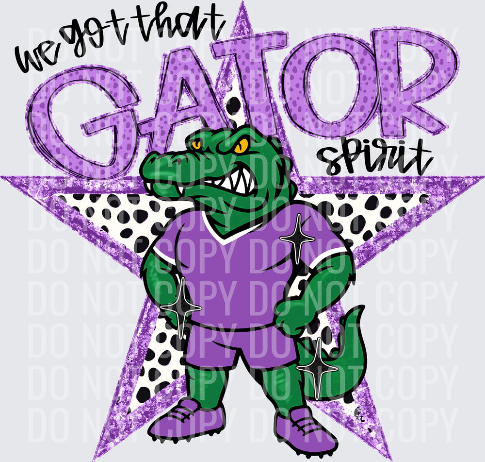 KayndiDesigns 09.26 We Got That Spirit Gator Purple
