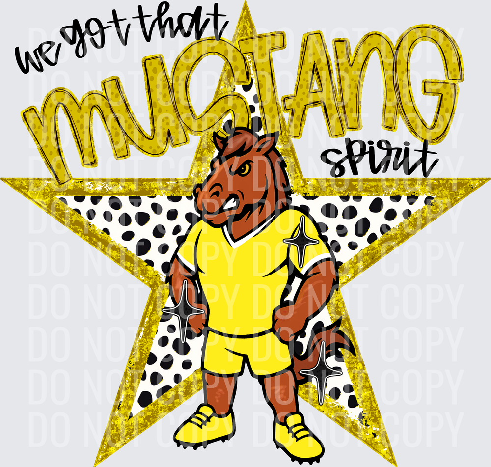 KayndiDesigns 09.26 We Got That Spirit Mustang Yellow