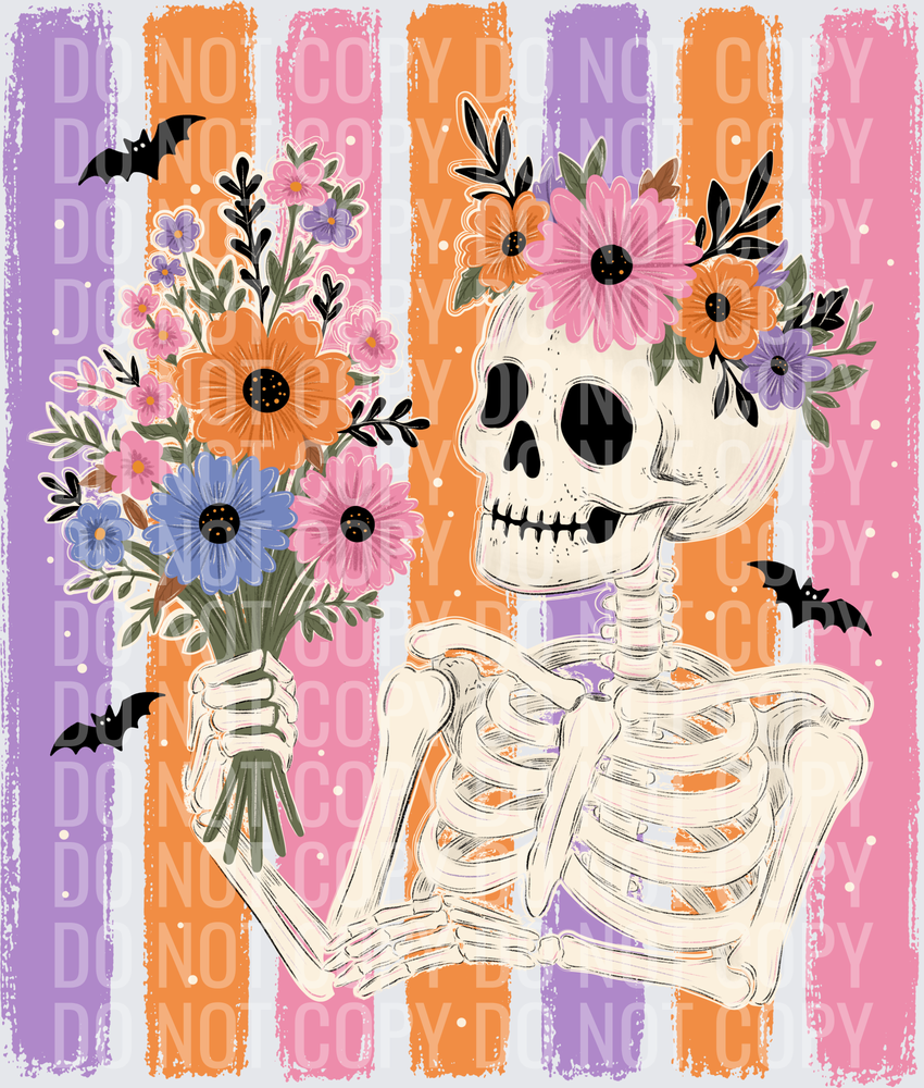 Floral Skeleton